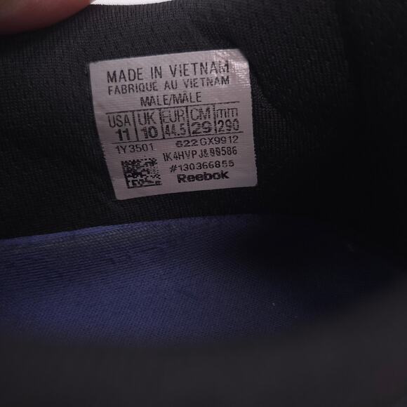 Reebok Nano X Athletic Lace Up Running Shoe Mens Size 11 GX9912 Black Blue - Picture 10 of 10